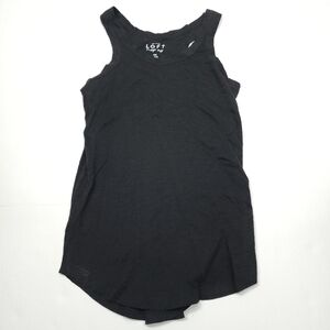 LOFT Tank Top Womans XS Black Sleeveless Top Athleisure NWT